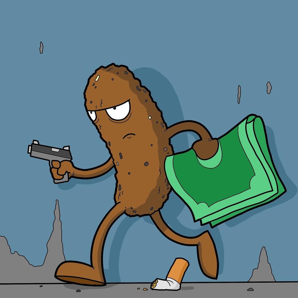 Dilerium escapes with the money